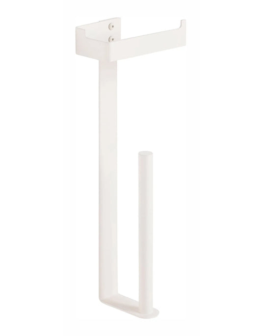 Slim toilet paper holder with spare. Toilet roll holder. Colored bath accessories. MT