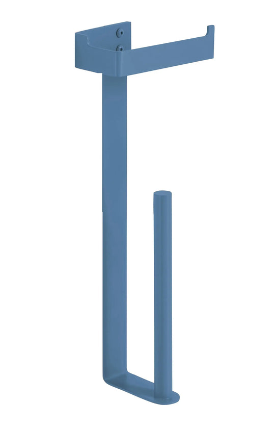 Slim toilet paper holder with spare. Toilet roll holder. Colored bath accessories. MT