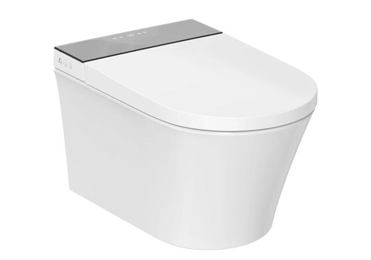 Roca Omi Wall Hung Smart Toilet, White Vitreous China/White Roca
