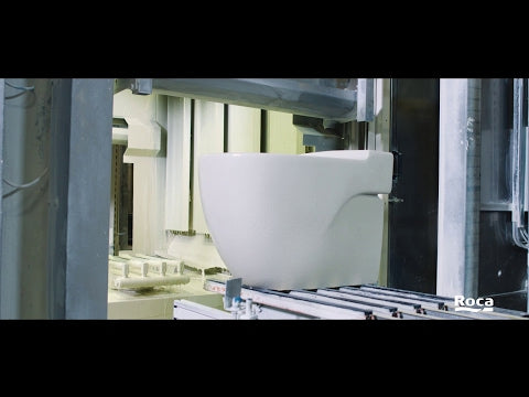 Roca Omi Wall Hung Smart Toilets, White Vitreous China/White