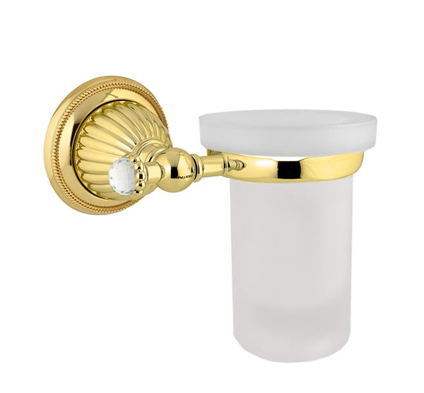 Artica Soap Dish Holder, Luxury Bathroom Accessory. Wall-Mounted Soap Dish Polished 24K Gold Plated