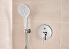 Naia by Roca Chrome shower built-in shower faucet. Two ways shower mixer