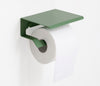 Slim toilet paper holder with lid. Toilet roll holder. Color bath accessories