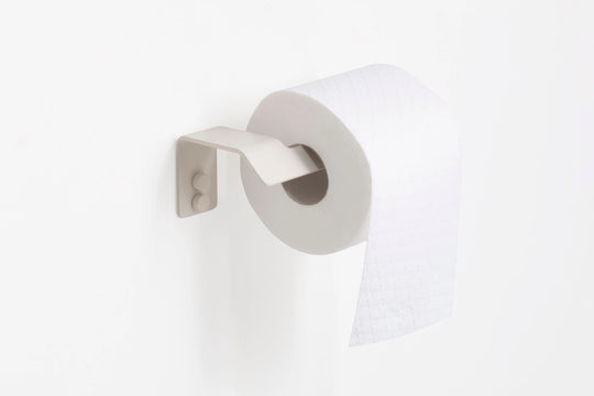 Slim toilet paper holder. Toilet roll holder made of stainless steel. Made in Spain. MT