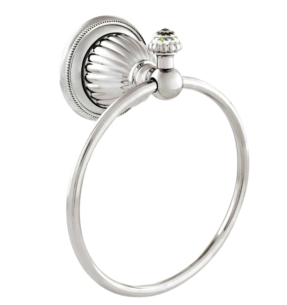 Artica Swarovski® towel ring. Towel rack, luxury hand towel holder