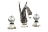 039242A0071, Swan widespread bathroom sink faucet antique silver, Luxury taps