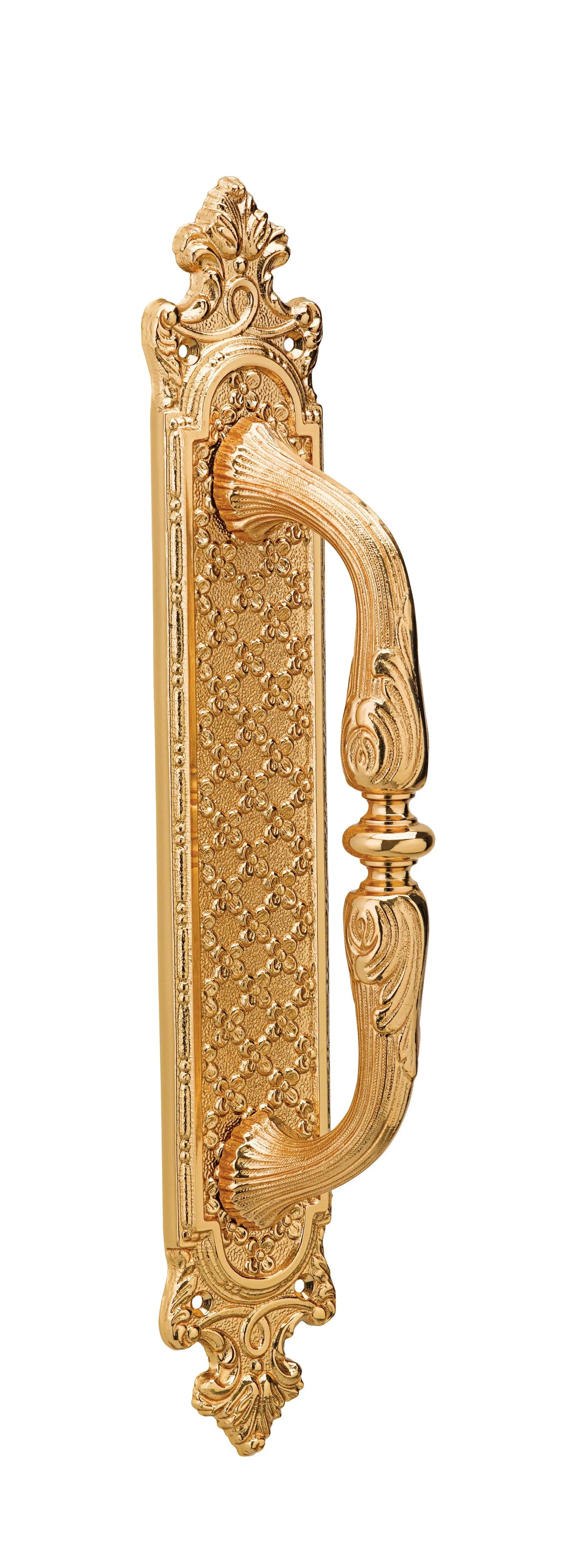 Gaia Traditional Luxury Pull handle on plate.