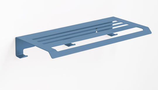 Slim towel shelf towel shelf with hooks. Hotel style towel rack MT