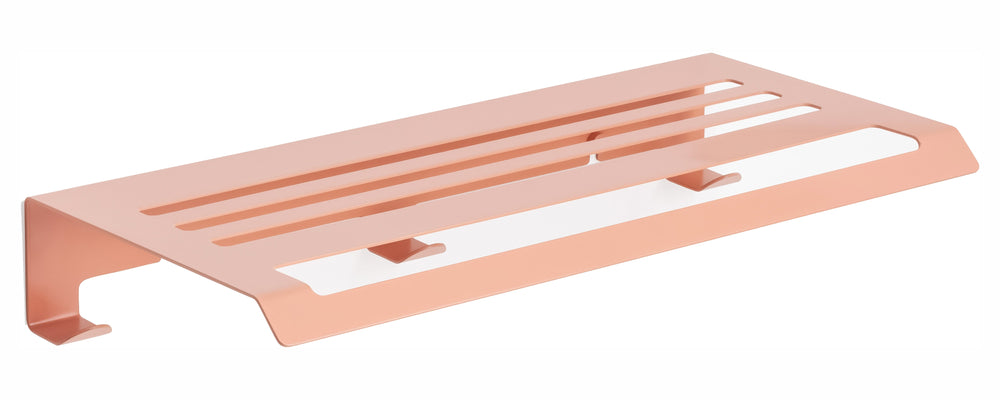 Slim towel shelf towel shelf with hooks. Hotel style towel rack MT