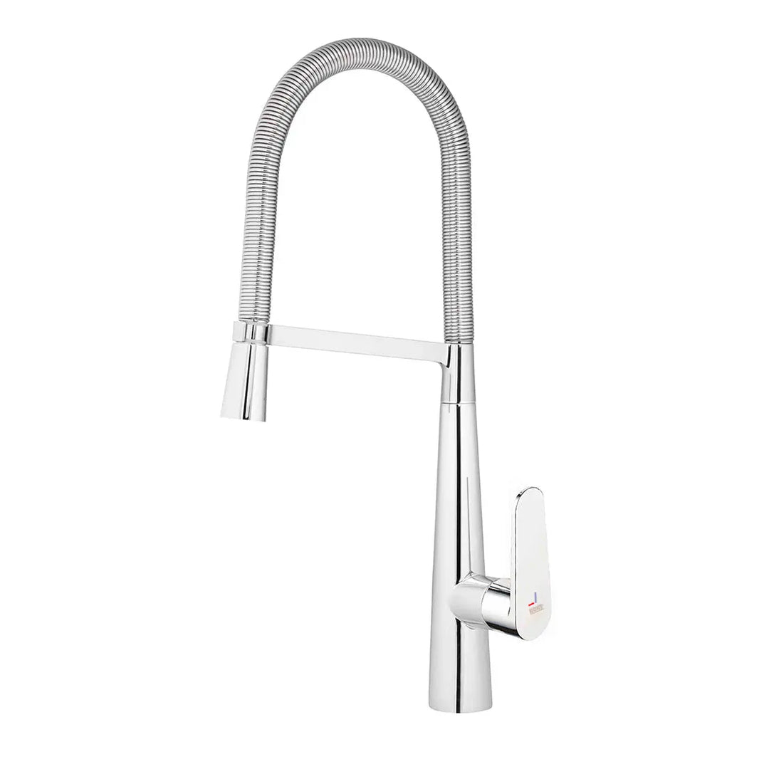 Ice Two by Boet Pull down kitchen faucet. Polished chrome. High Arc kitchen tap. Secret Bath Plus