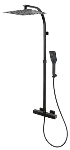 Cubic thermostatic shower column. Shower system set MZ