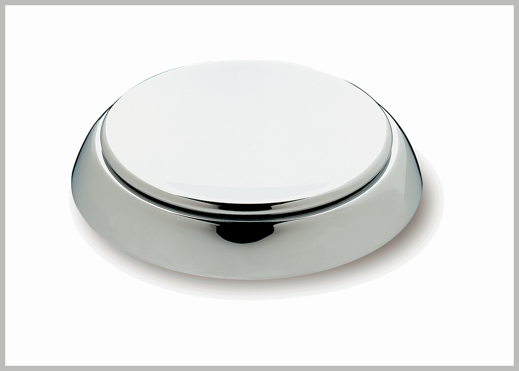 Alada Polished chrome table soap dish. Alada collection