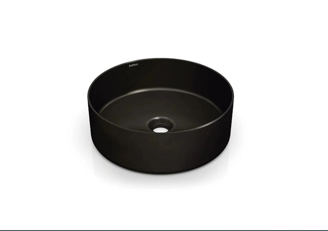 Matte Black round bathroom sink