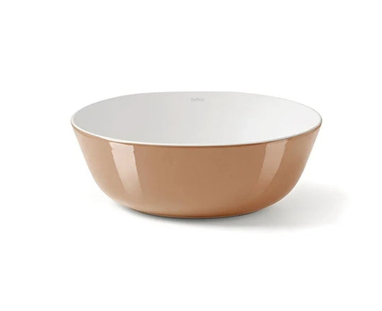 Davos Salmon Bowl bathroom sink