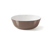 Brown bowl vessel sink