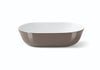 Moka finish Oval bathroom vessel sink