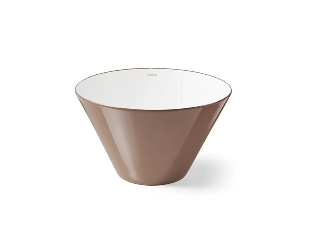 Brown above counter sink