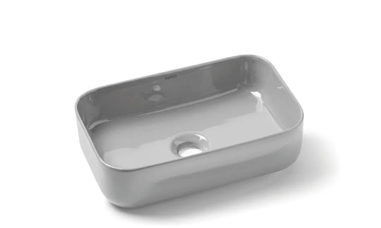 Modern Rectangular Porcelain Vessel Sink | Multi-Color Bathroom Basin