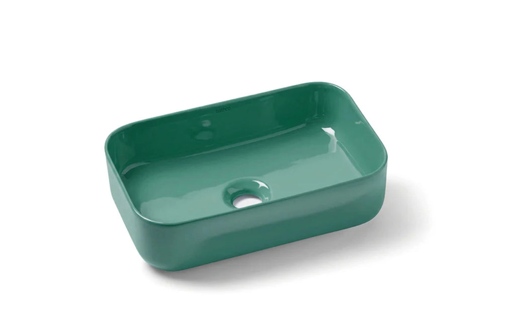 Modern Rectangular Porcelain Vessel Sink | Multi-Color Bathroom Basin