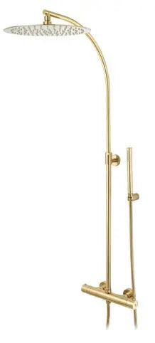 MZ brushed gold thermostatic shower column MZ