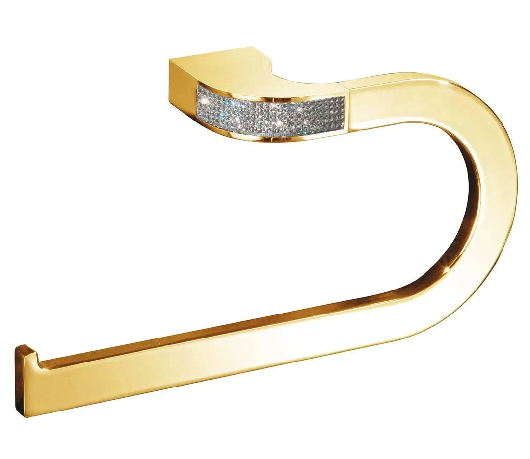 Cecilia towel ring holder with Swarovski crystals Secret Bath