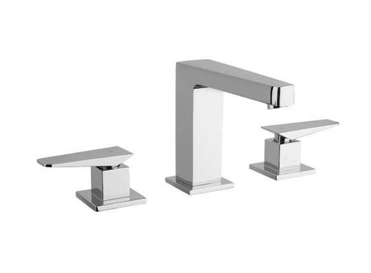 Abruzzo widespread bathroom sink faucet. Modern Italian faucets.