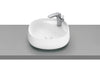 Roca Beyond Soft square vessel sink. Over counter sink