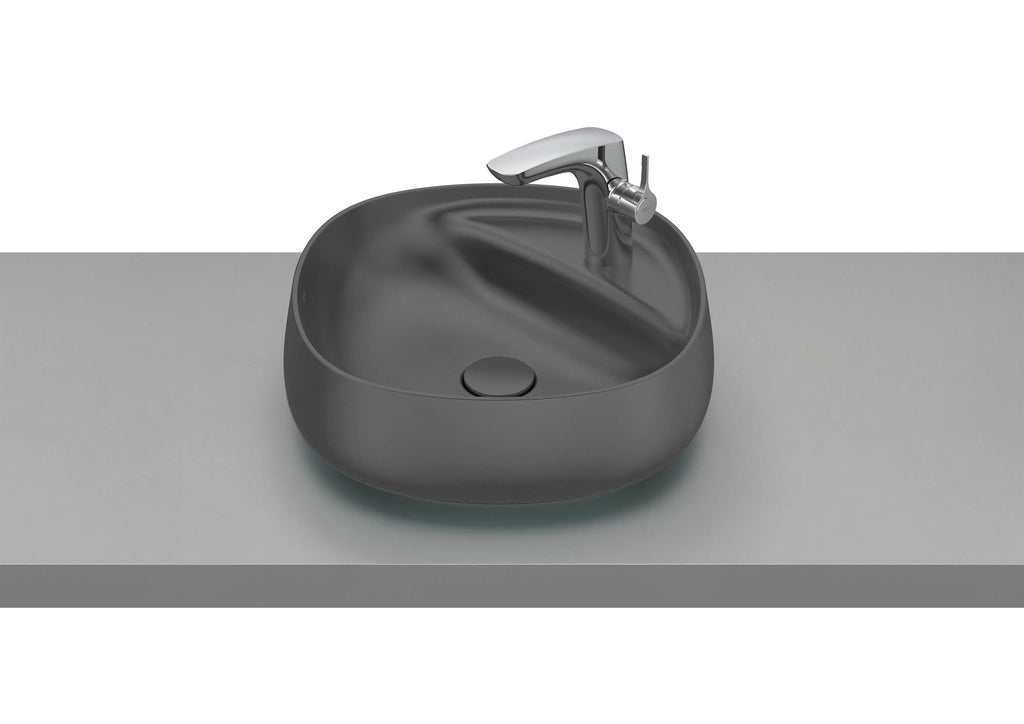 Roca Beyond Soft square vessel sink. Over counter sink Secret Bath