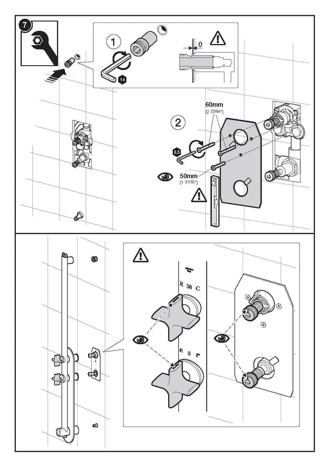 ARMANI/Roca thermostatic shower column. Armani shower system ARMANI/Roca