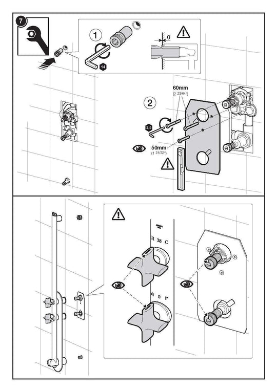 ARMANI/Roca thermostatic shower column. Armani shower system ARMANI/Roca