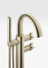 ARMANI/ Roca Baia Floorstanding thermostatic bath-shower mixer. Bathtub filler