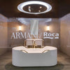 ARMANI/ Roca Baia White Luxury Bathtub