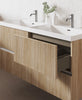 Vera wall mounted Bathroom Vanity 2 drawers with ceramic sink console