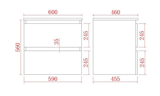 Flavia wall mounted bathroom vanity. Waterproof bathroom vanity Secret Bath