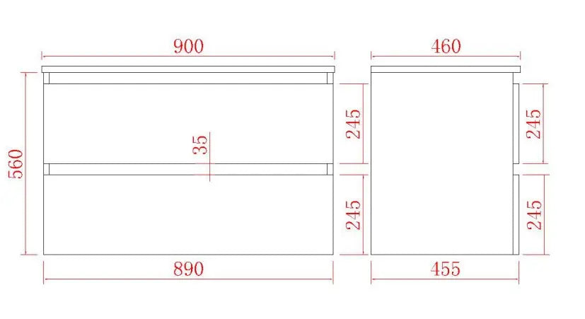 Alamo wall mounted bathroom vanity. waterproof bathroom vanity Secret Bath