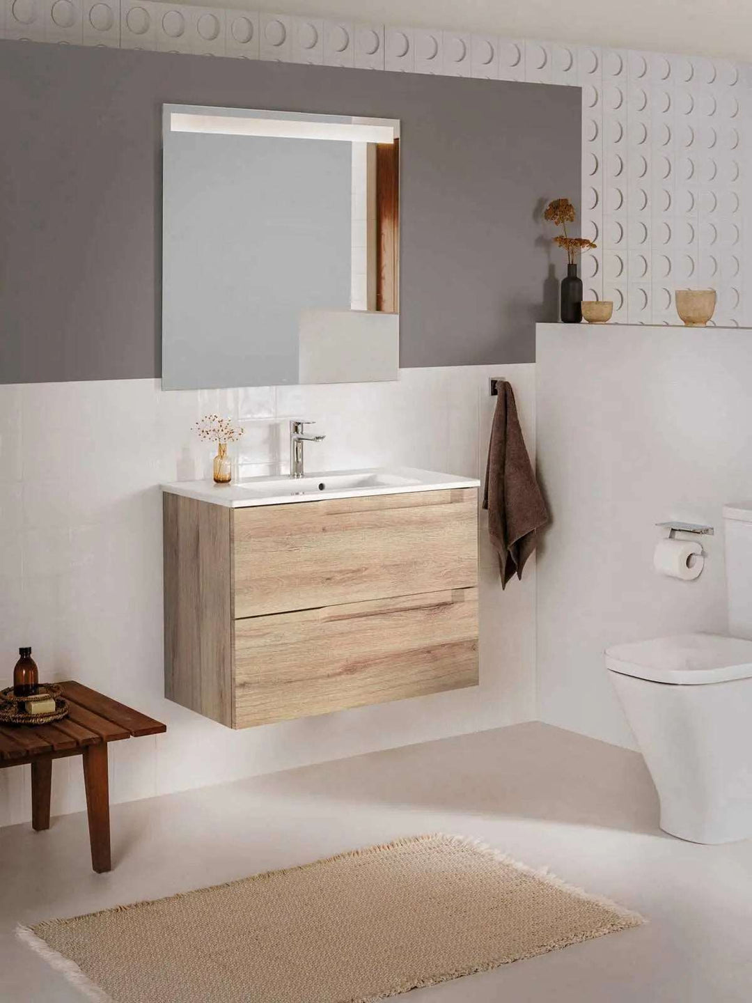 Aleyda 24 inches modern small floating bathroom Vanity.