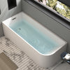 Alma corner bathtub. Free standing corner tub. Textured tub. Modern bathtub. Secret Bath
