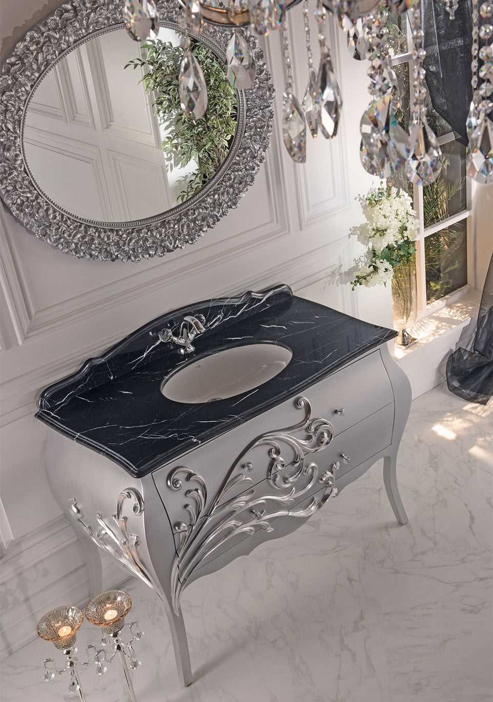 Andante Classica bathroom vanity 48". Italian bathroom vanity