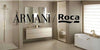 ARMANI/ Roca Baia White Luxury Bathtub