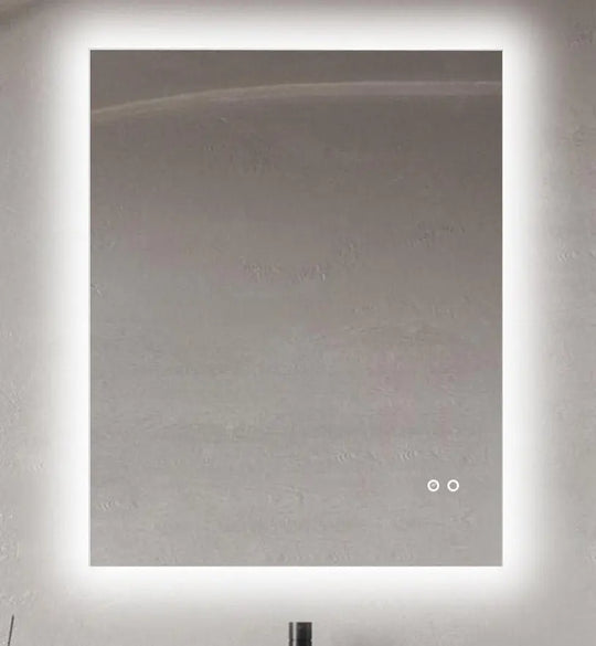 Dakota backlit LED mirror. Dimmable & defogger bathroom mirror Secret Bath