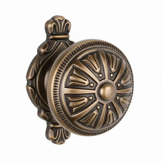 Balmoral Center door fixed knob 3.6 in . Classica collection. Secret Bath Plus