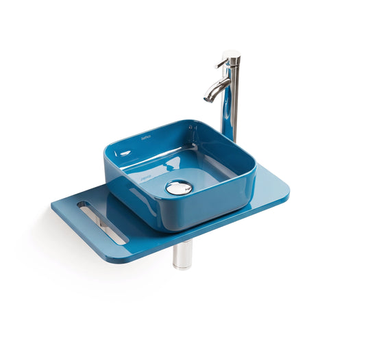 Modern vanity set|Colored bathroom sink set