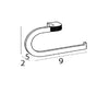 Cecilia towel ring holder with Swarovski crystals Secret Bath