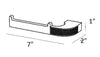 Cecilia toilet paper holder with Swarovski crystals secretbathstore
