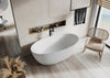 Helle White Solid Surface Bathtub. Luxury bathtub