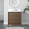Carla bathroom cabinet. Contemporary fluted doors vanity secretbathstore