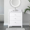Carla bathroom cabinet. Contemporary fluted doors vanity secretbathstore