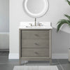 Carla bathroom cabinet. Contemporary fluted doors vanity secretbathstore