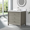 Carla bathroom cabinet. Contemporary fluted doors vanity secretbathstore