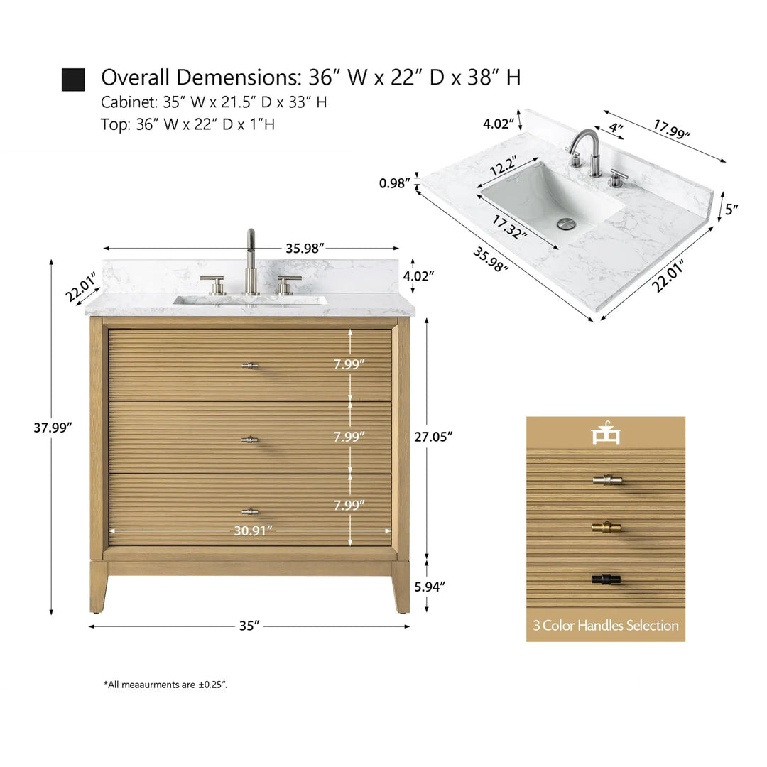 Carla bathroom cabinet. Contemporary fluted doors vanity secretbathstore